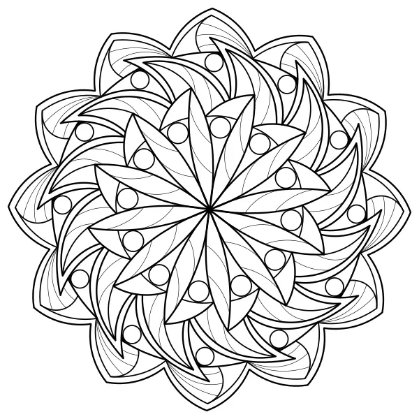 Mandala 44 | Online coloring pages for kids