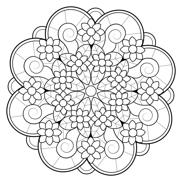 Mandala 45 | Online coloring pages for kids