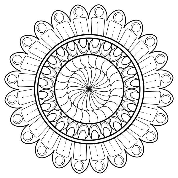 Mandala 47 | Online coloring pages for kids