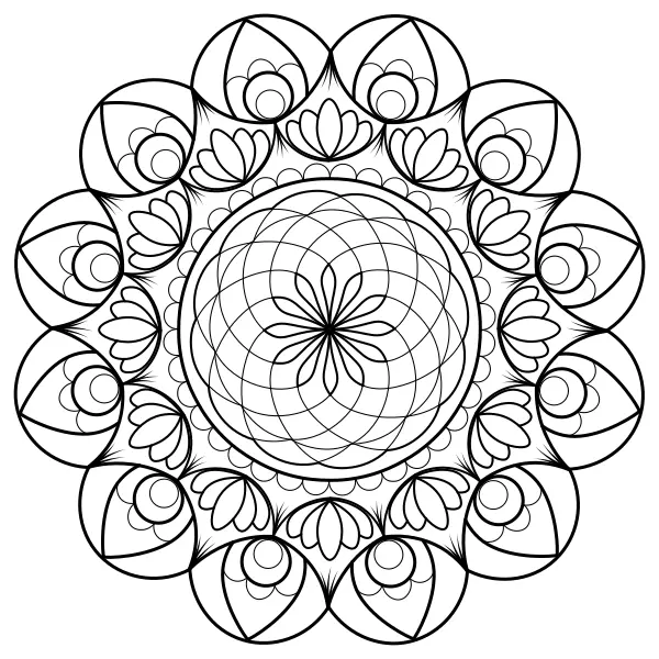 Mandala 49 | Online coloring pages for kids