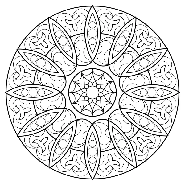 Mandala 50 | Online coloring pages for kids
