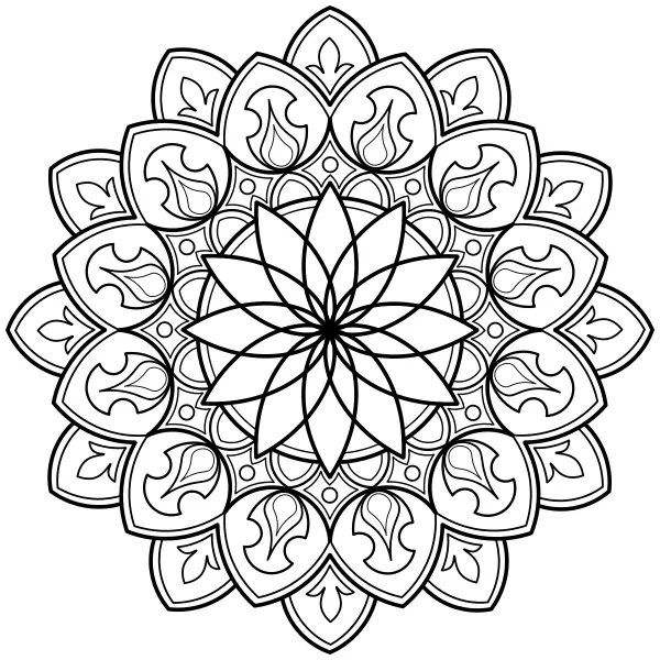 Mandala 52 | Online coloring pages for kids
