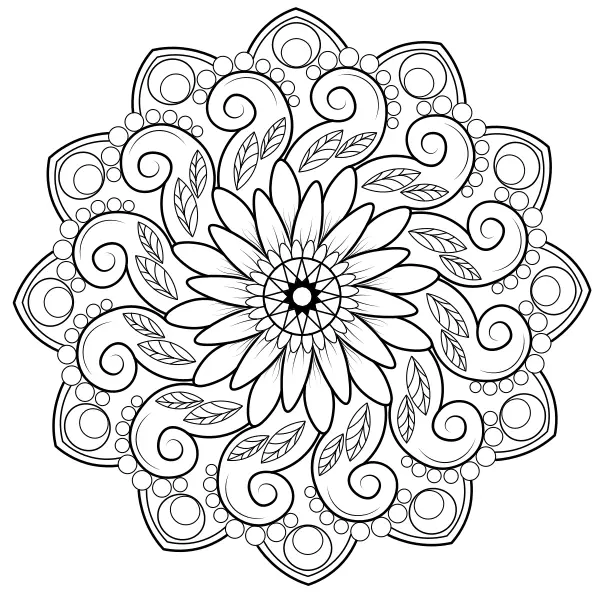 Mandala 54 | Online coloring pages for kids