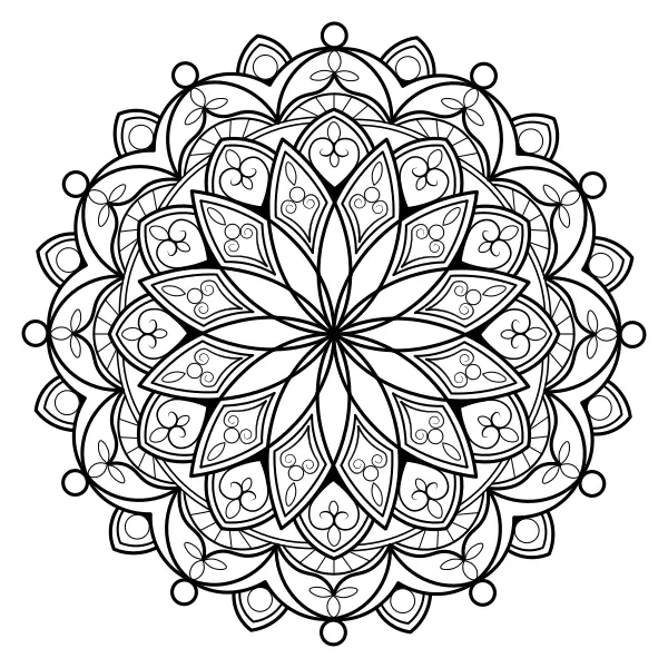 Mandala 55 | Online coloring pages for kids