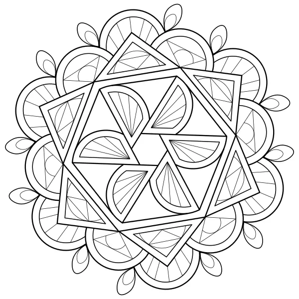 Mandala 58 | Online coloring pages for kids