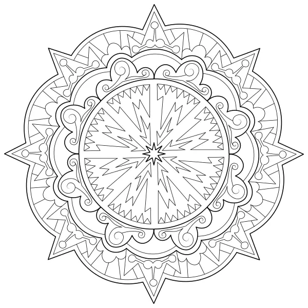 Mandala 60 | Online coloring pages for kids