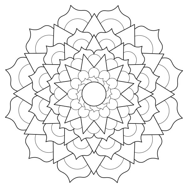 Mandala 61 | Online coloring pages for kids