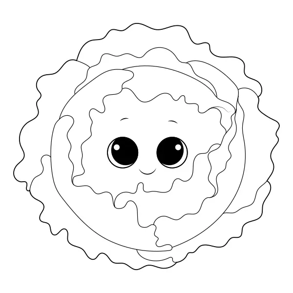 Lettuce | Online coloring pages for kids