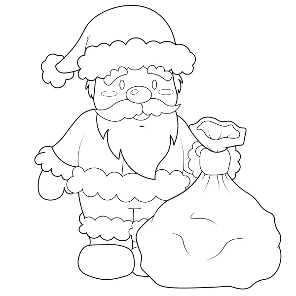 Santa Claus | Online coloring pages for kids