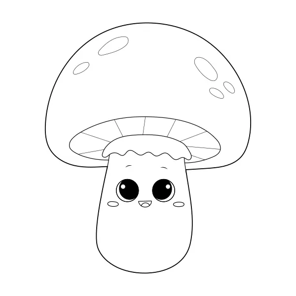 Mushroom | Online coloring pages for kids