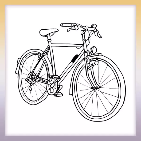 Bike - Online coloring page