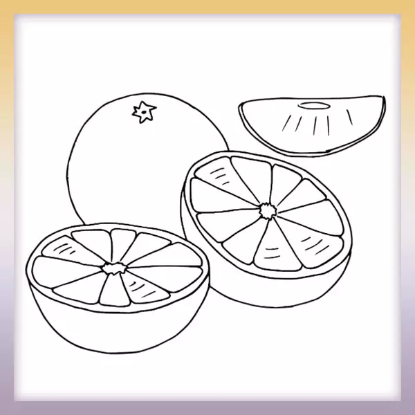 Lemon - Online coloring page