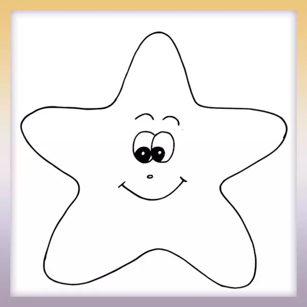 Star - Online coloring page