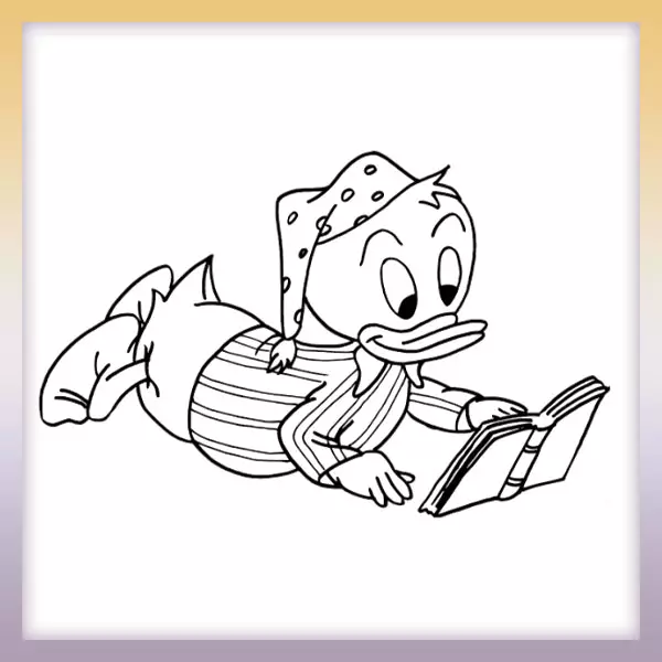 Donald Duck - Online coloring page