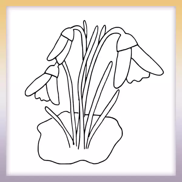 Meadow flowers - Online coloring page