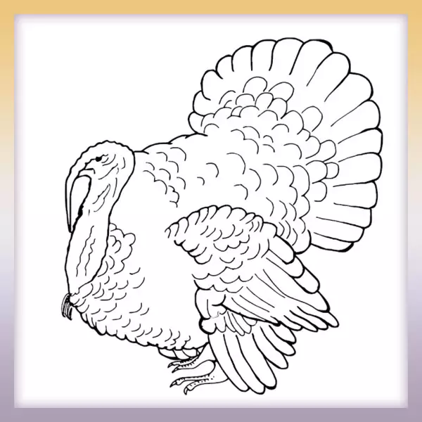 Turkey - Online coloring page