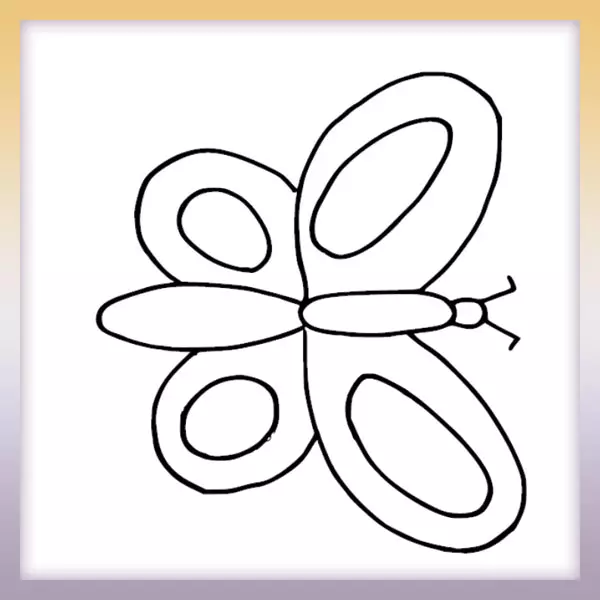 Butterfly - Online coloring page