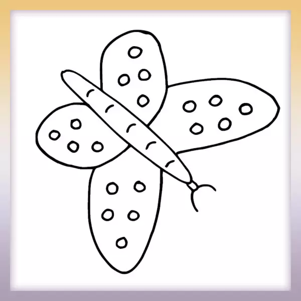 Butterfly - Online coloring page