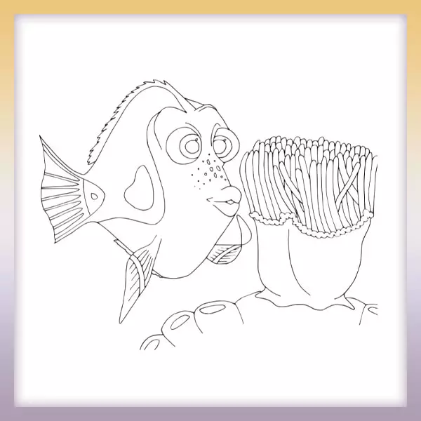 Dory (Finding Nemo) - Online coloring page