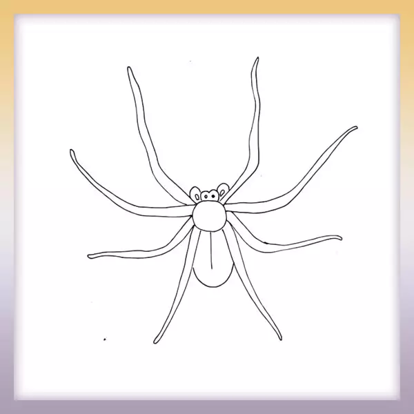 Spider - Online coloring page
