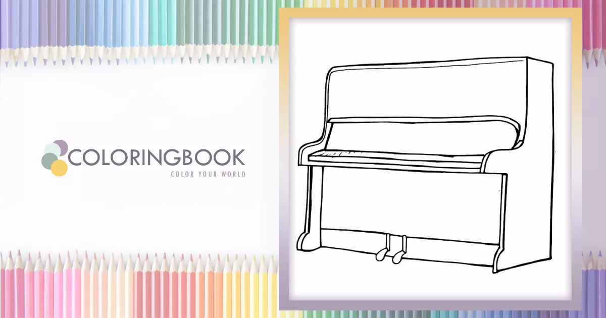 Piano – Coloringbook.pics