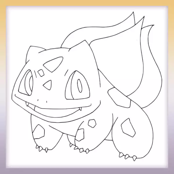 Bulbasaur - Pokémon - Online coloring page