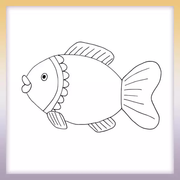 Fish - Online coloring page