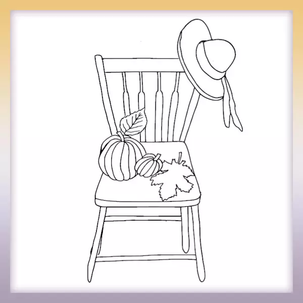 Chair - Online coloring page